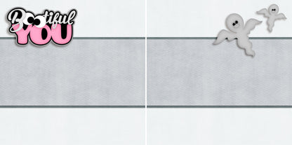 Trick or Treat NPM - Set of 5 Double Page Scrapbook Layouts - 1310
