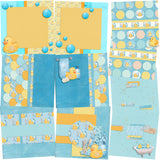 Bath Time Baby NPM - Set of 5 Double Page Layouts - 1595