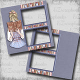 Autumn Fairytale Blonde - EZ Digital Scrapbook Pages - INSTANT DOWNLOAD