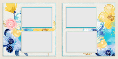 Tropical Escape Set of 5 Double Page Layouts