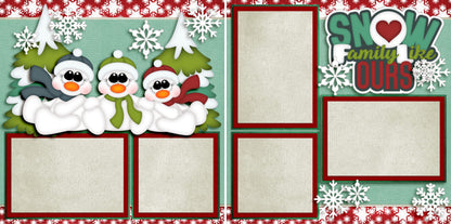 Favorite Elf - Set of 5 Double Page Scrapbook Layouts - 1327