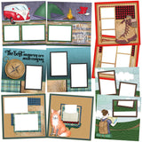 Camping Memories - EZ Quick Pages -  Digital Bundle - 10 Digital Scrapbook Pages - INSTANT DOWNLOAD
