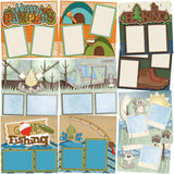 Camping Trip - Set of 5 Double Page Layouts - 1401