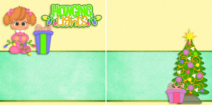 Favorite Elf NPM- Set of 5 Double Page Scrapbook Layouts - 1328