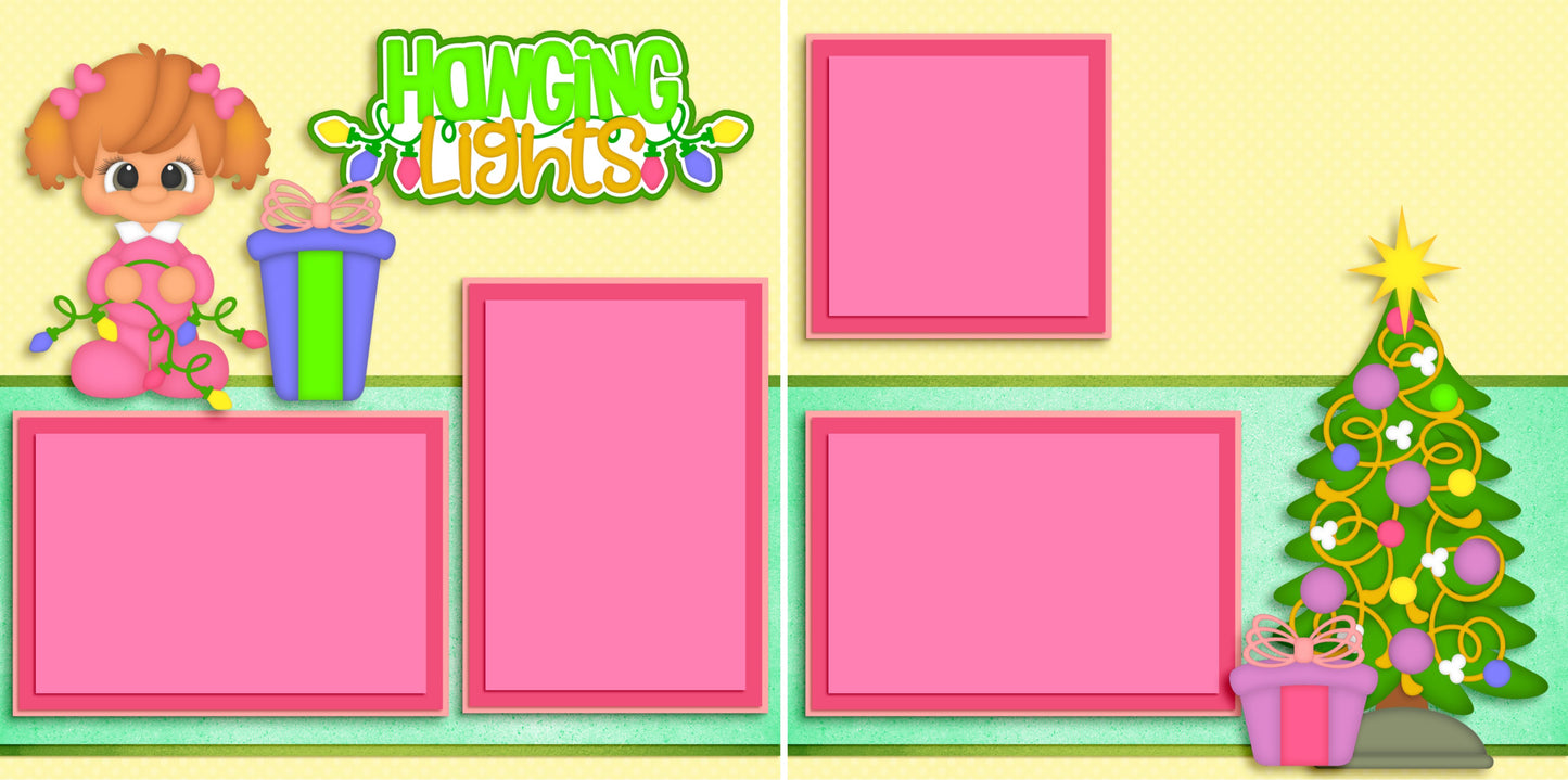 Favorite Elf - Set of 5 Double Page Scrapbook Layouts - 1327
