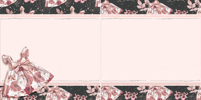 Baby Girl Essentials NPM Set of 5 Double Page Layouts