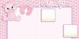 Adorable Baby Girl NPM - Set of 5 Double Page Layouts - 1352
