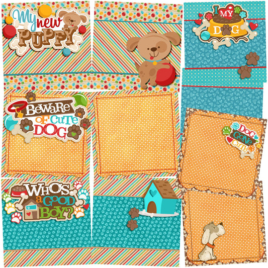 Dog Gone Cute NPM - Set of 5 Double Page Layouts - 1372