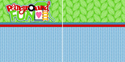 Playtime Boy NPM - Set of 5 Double Page Scrapbook Layouts - 1213