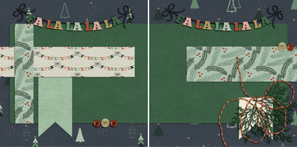 Joy Noel NPM - Set of 5 Double Page Layouts - 1414