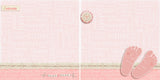Adorable Baby Girl NPM - Set of 5 Double Page Layouts - 1352