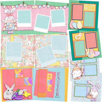 Easter Blessings - Set of 5 Double Page Layouts - 1552