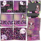 Fabulous Ghouls NPM - Set of 5 Double Page Layouts - 1555