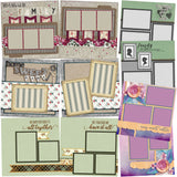 Family - Set of 5 Double Page Layouts - 1399
