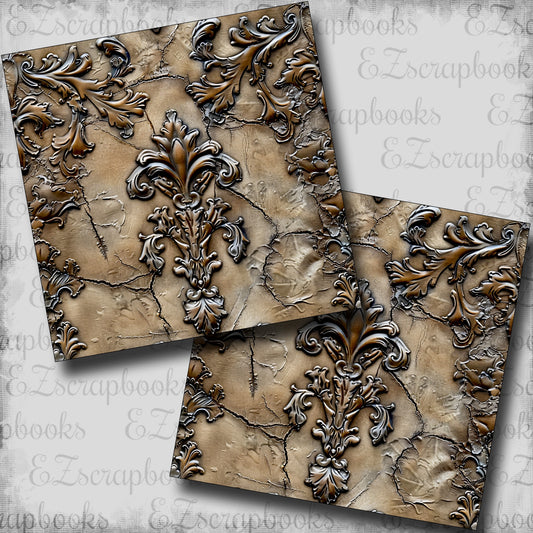 Romantic Leather Beige - Scrapbook Papers - 24-799