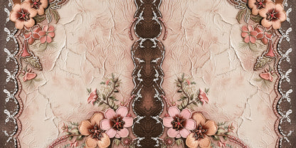 Blush Leather Cowgirl Design 5 NPM - Scrapbook Layout - 26-196