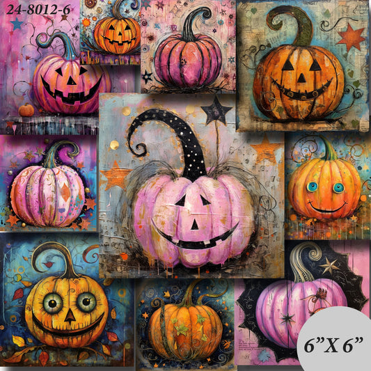 Funky Quirky Pumpkins - 6X6 Paper Pack - 24-8012-6