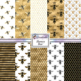 Honey Bee 12X12 Paper Pack - 8500