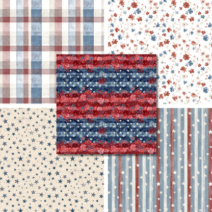 Patriotic Farmhouse - 12X12 Scrapbook Paper Pack - 26-8179