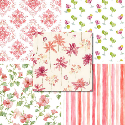 Poolside Nostalgia - 12X12 Scrapbook Paper Pack - 26-8149