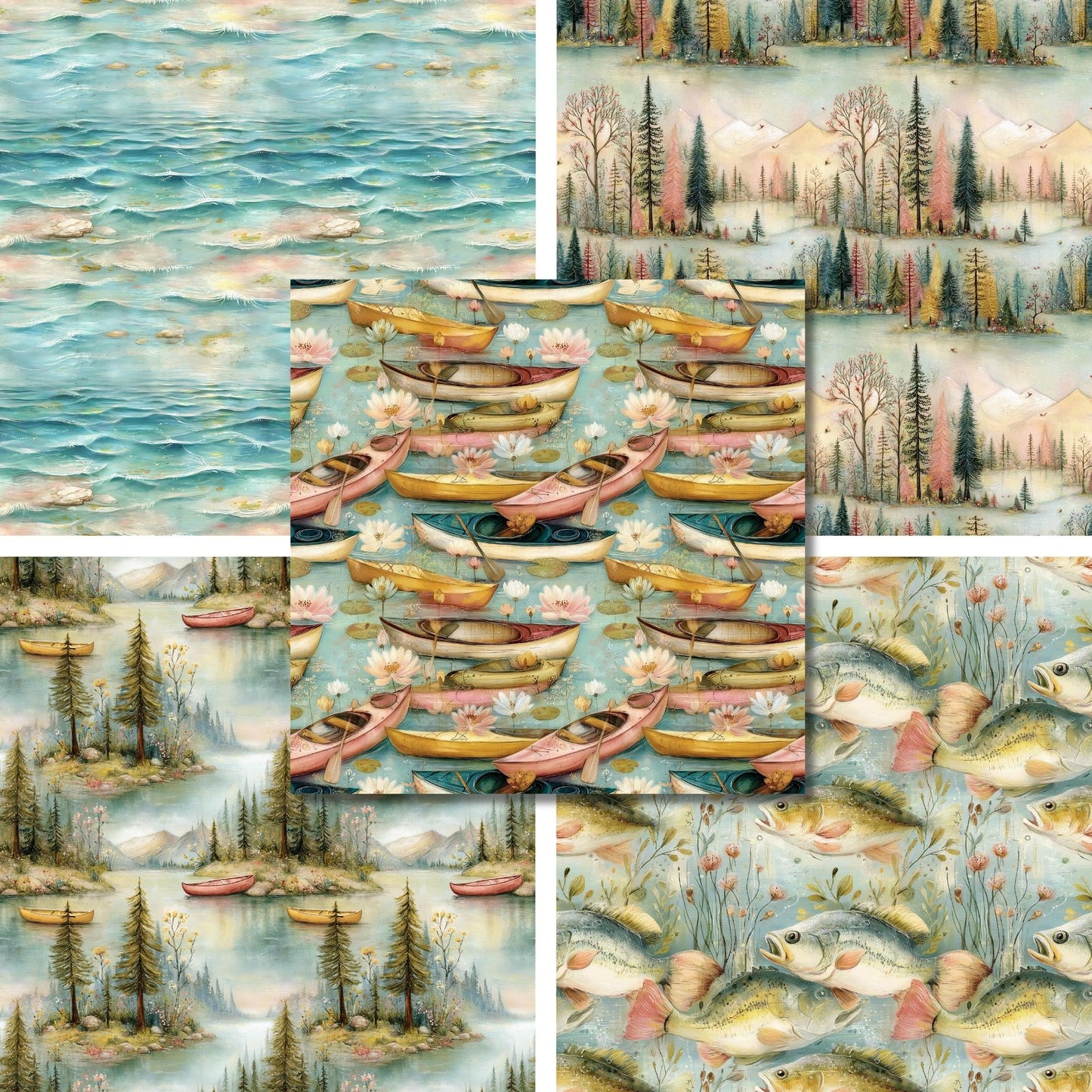 Lake Girl - 12X12 Scrapbook Paper Pack - 26-8117