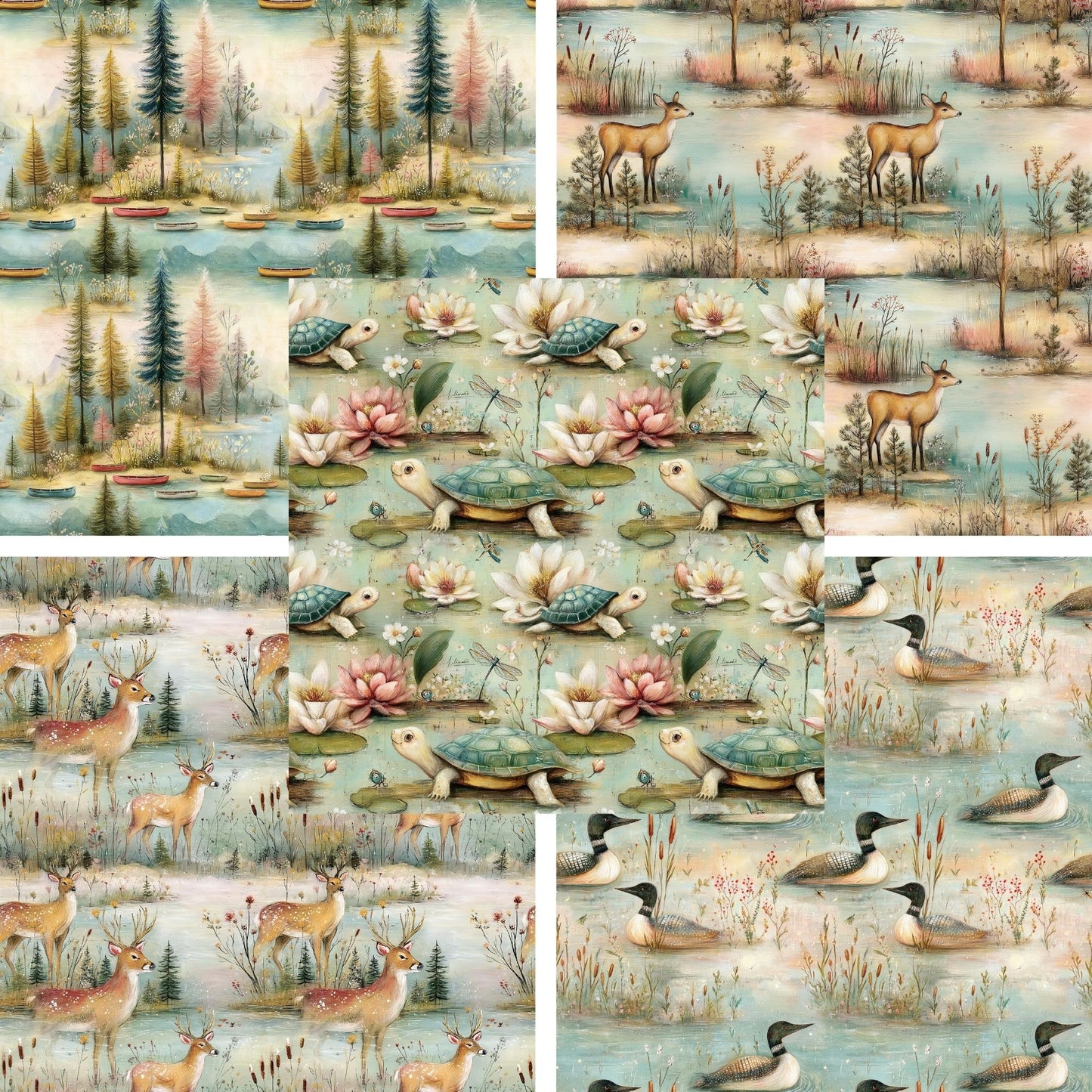 Lake Girl - 12X12 Scrapbook Paper Pack - 26-8117