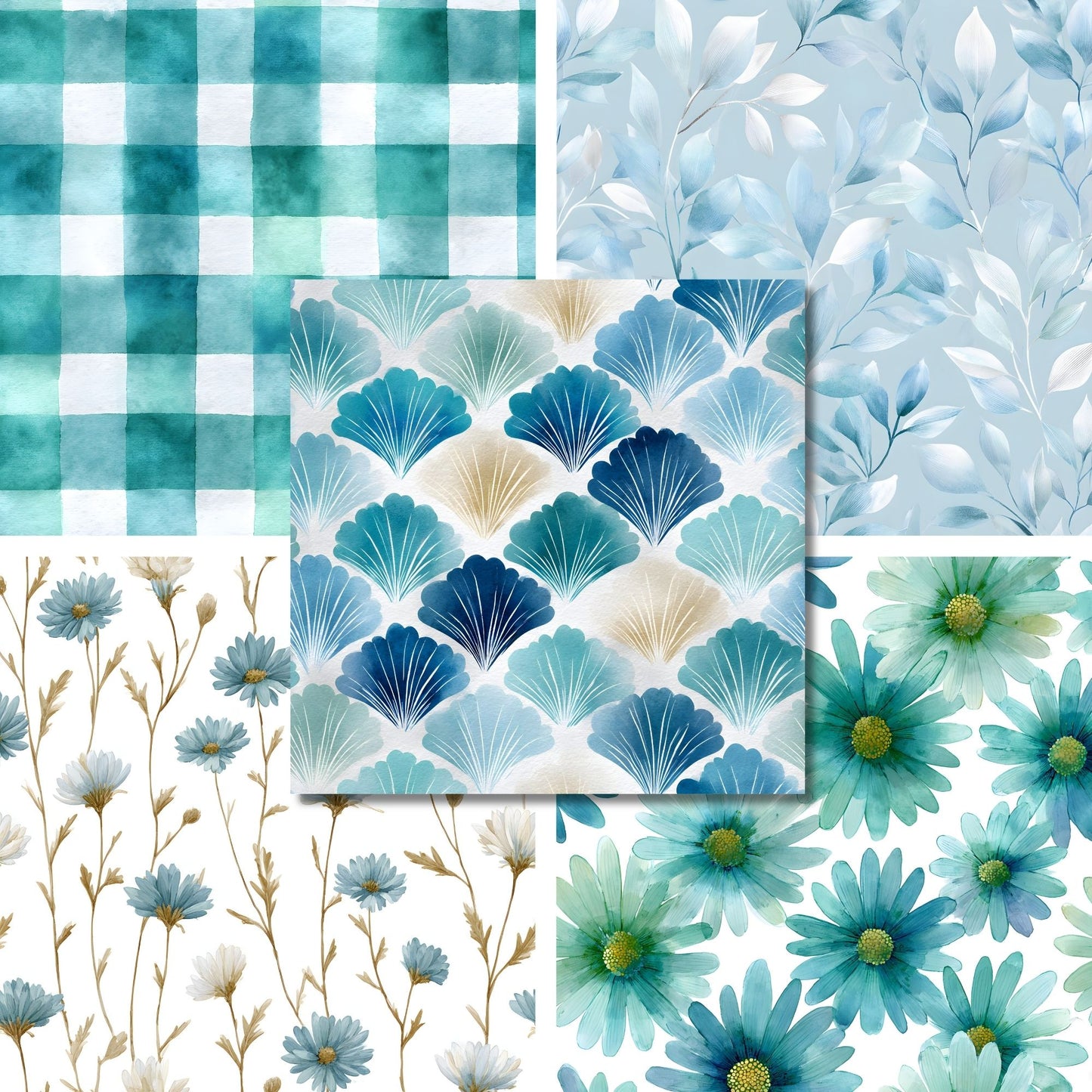 Coastal Summer - 12X12 Scrapbook Paper Pack - 26-8147