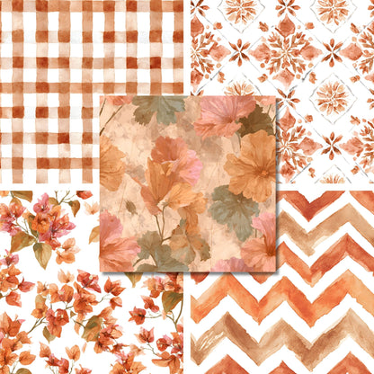 Riviera Terracotta - 12X12 Scrapbook Paper Pack - 26-8151