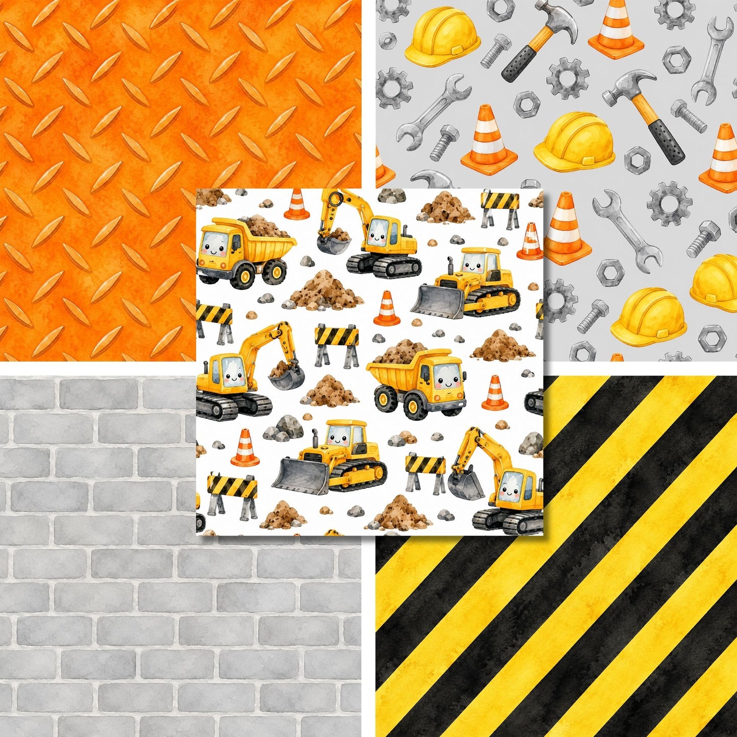 Construction Kid - 6X6 Paper Pack - 26-8182-6