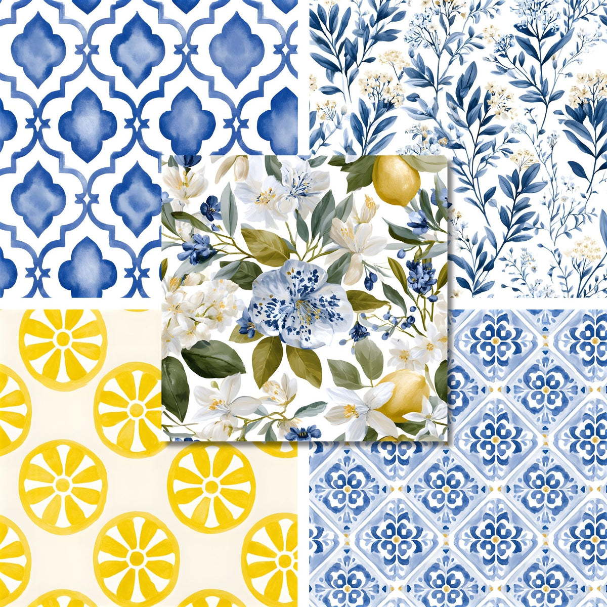 Mediterranean Summer - 12X12 Scrapbook Paper Pack - 26-8180