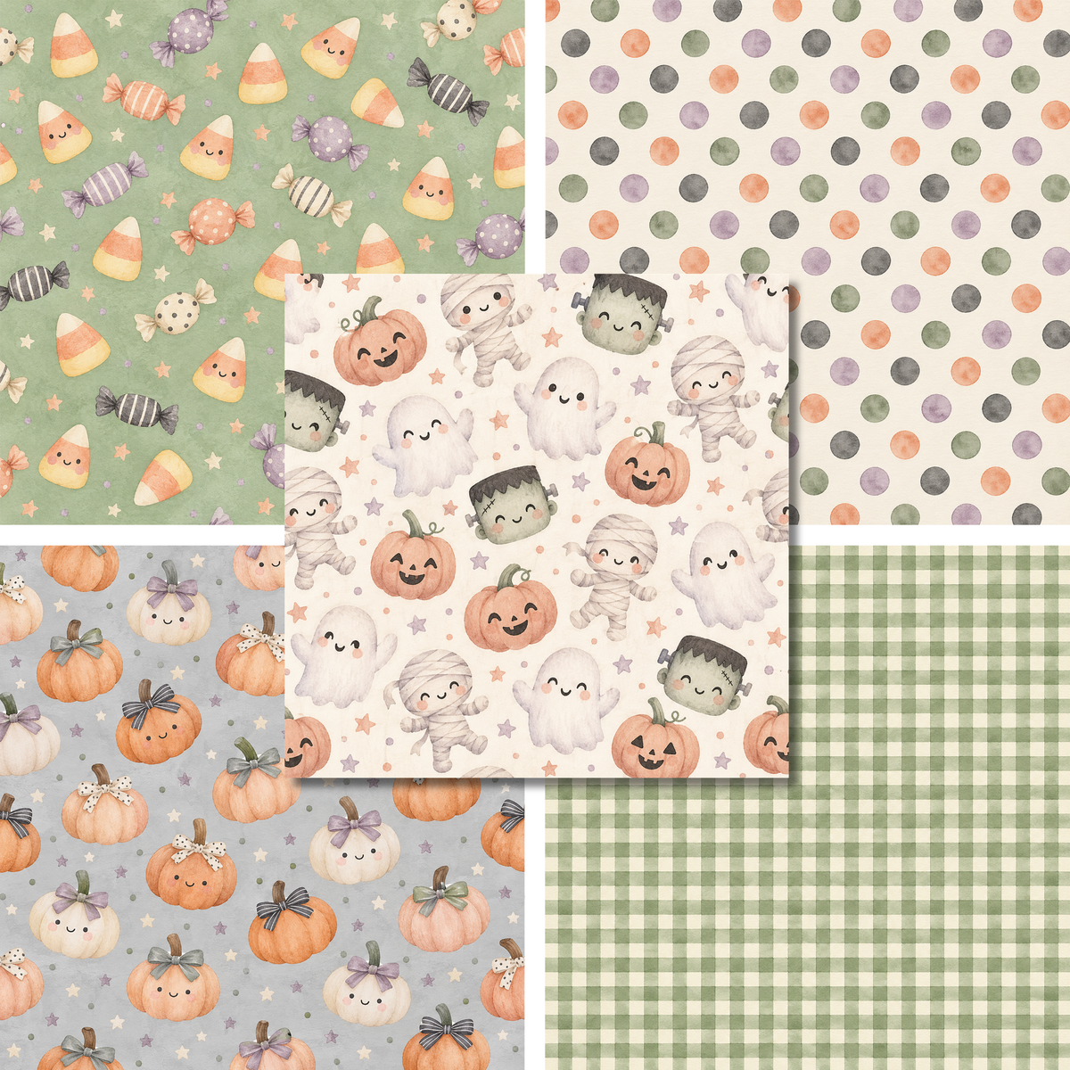 Little Boo Crew - 12X12 Scrapbook Paper Pack - 26-8220