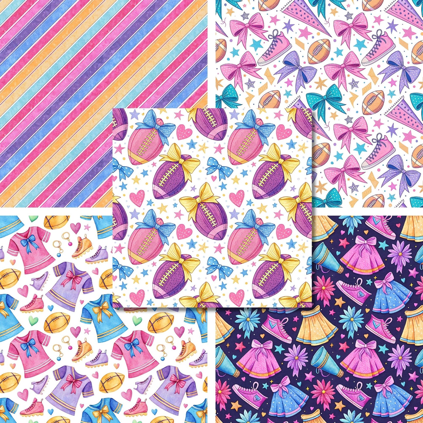 Game Day Girl - 12X12 Scrapbook Paper Pack - 26-8095