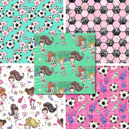 Soccer Girls - 6X6 Paper Pack - 26-8181-6