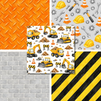 Construction Kid - 12X12 Scrapbook Paper Pack - 26-8182