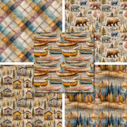 Camping Trip - 12X12 Scrapbook Paper Pack - 26-8119