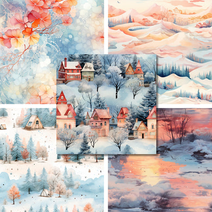 Winter Adventure - 12X12 Scrapbook Paper Pack - 26-8045