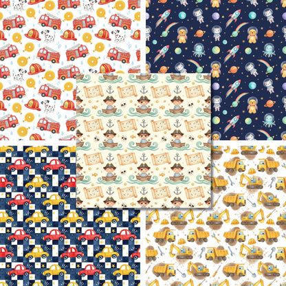 All Boy - 12X12 Scrapbook Paper Pack - 26-8081