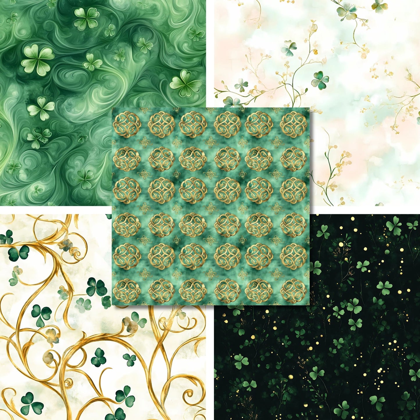 Clovers - St Patrick's Day - 6X6 Paper Pack - 26-8079-6