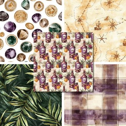 Piratecore - 12X12 Scrapbook Paper Pack - 26-8041