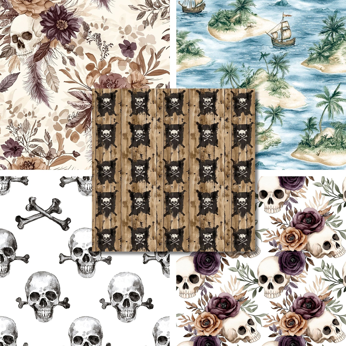 Piratecore - 12X12 Scrapbook Paper Pack - 26-8041