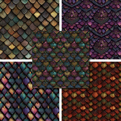 Dragon Armor Bright - 12X12 Scrapbook Paper Pack - 26-8048