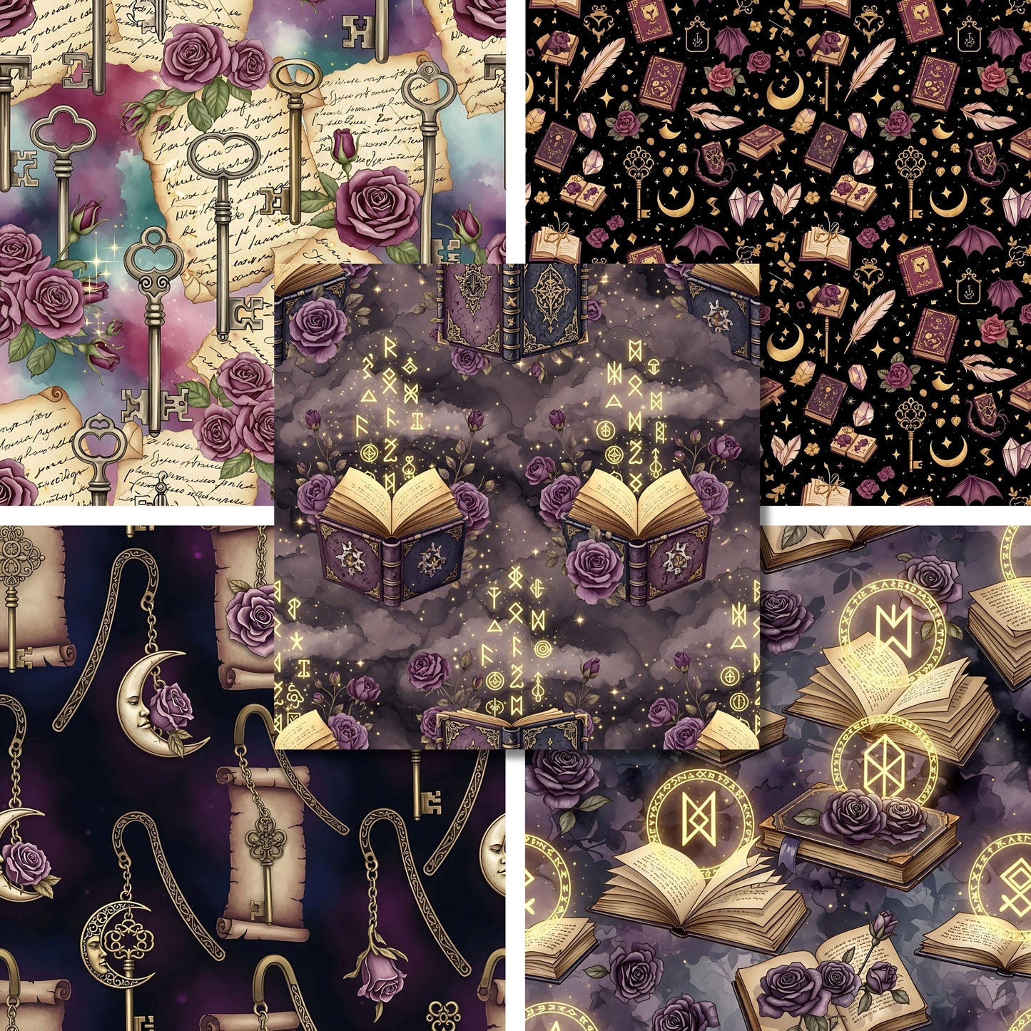 Bookish Romantacy - Reading - 12X12 Scrapbook Paper Pack - 26-8026