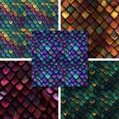 Dragon Armor Bright - 12X12 Scrapbook Paper Pack - 26-8048