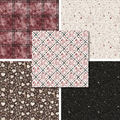 Deep Romance 2 - Valentine Love - 12X12 Scrapbook Paper Pack - 26-8037