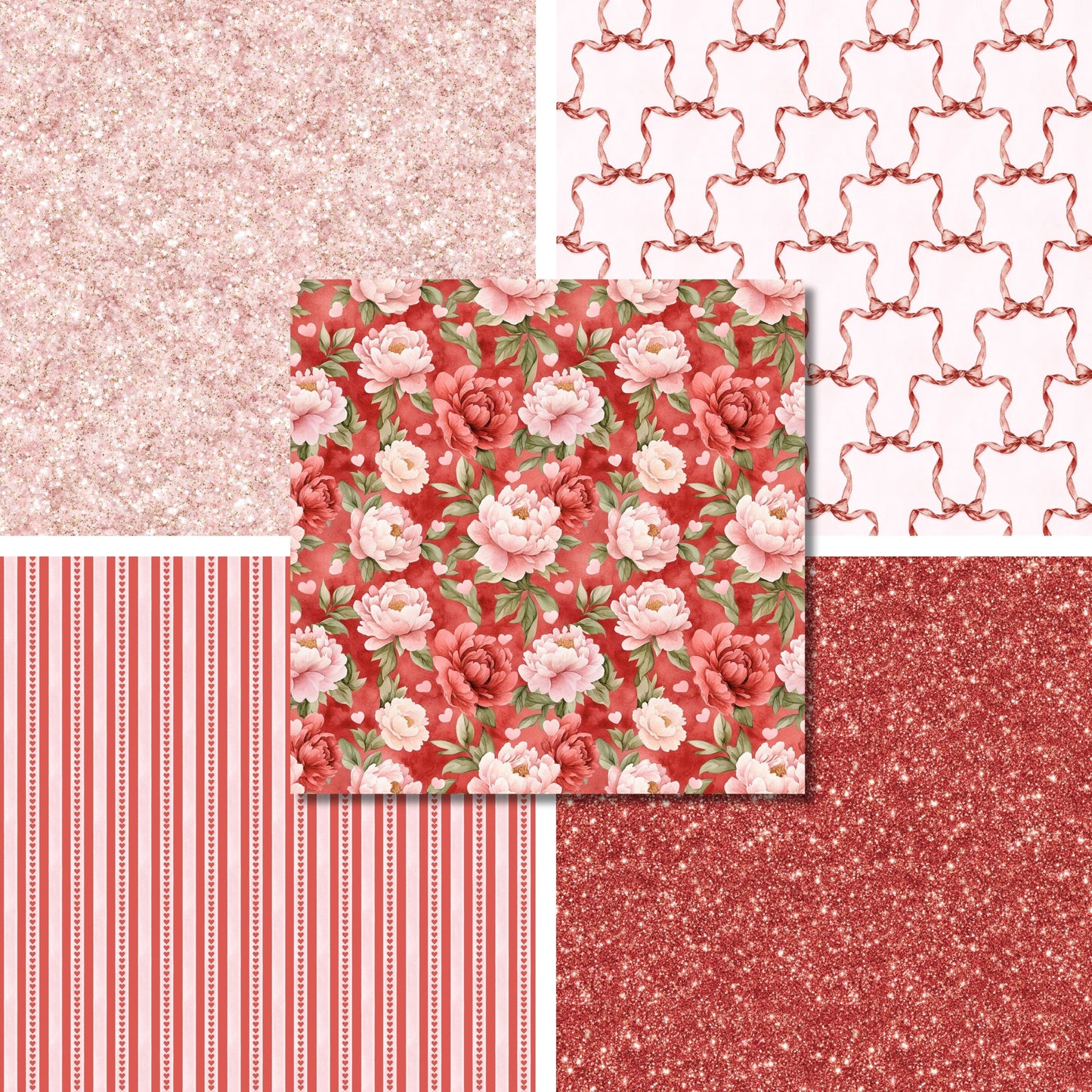 Heart to Heart - Valentine Love - 12X12 Scrapbook Paper Pack - 26-8007