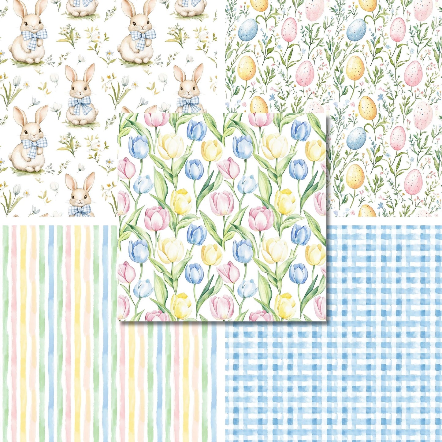 Pastel Easter - 12X12 Scrapbook Paper Pack - 26-8087