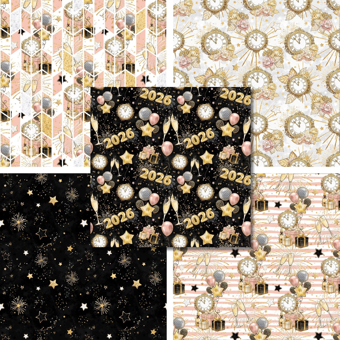 2026 New Year - 12X12 Scrapbook Paper Pack - 26-8005