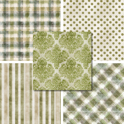 Vintage St Pat - 12X12 Scrapbook Paper Pack - 26-8077