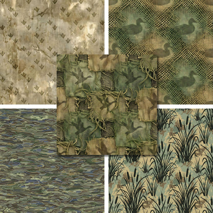 Duck Cammo - Hunting - 12X12 Scrapbook Paper Pack - 26-8028