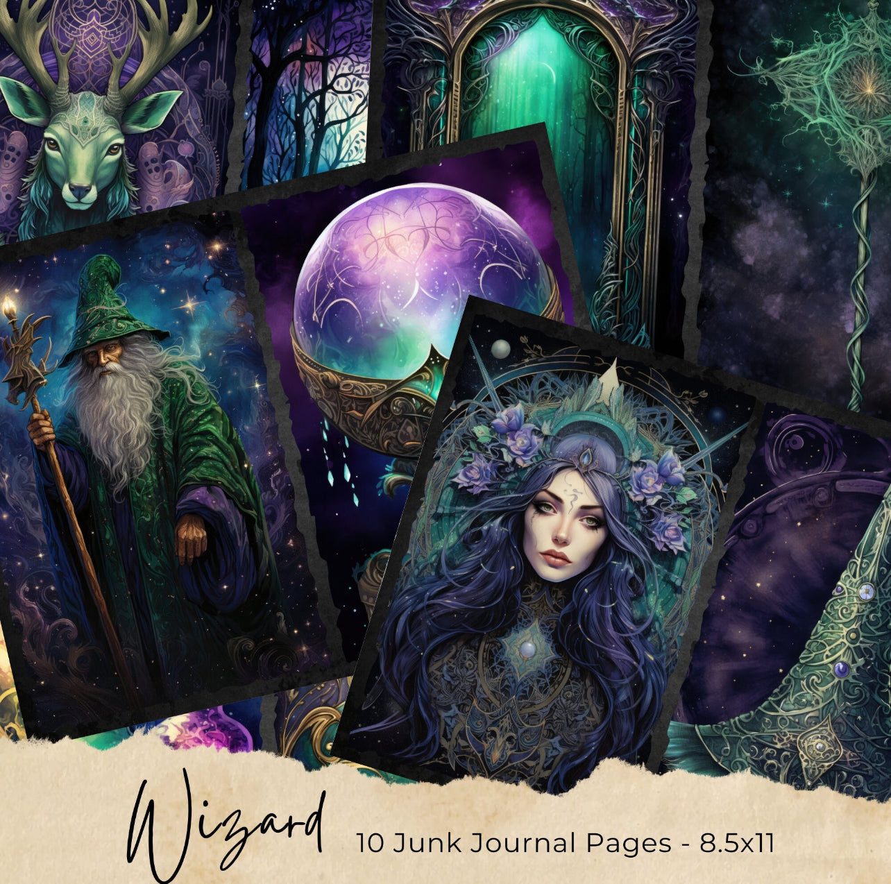 Enchanted Wizard Journal Pages - 24-7036